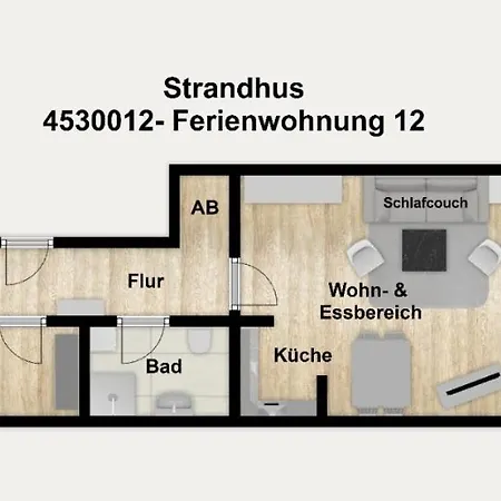 Strandhus - 12 Borkum